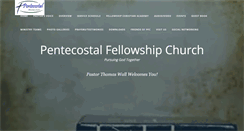 Desktop Screenshot of pentecostalfellowship.org